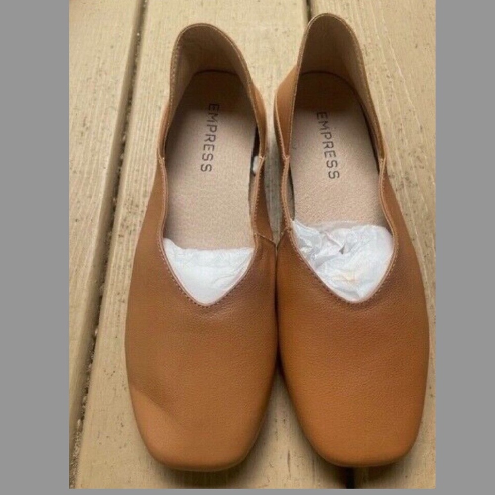 BRAND NEW Original Empress Women Brown Comfi Flats UK 37 US 6
